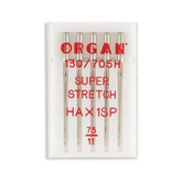 Organ Brand Domestic Machine Needles - System: Super StretchP - 5/Pack